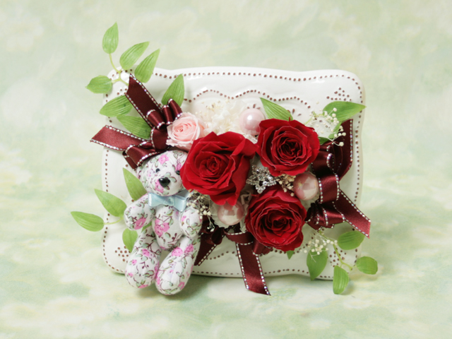 ［イタリアンデザイン］ドットフレーム・ベア