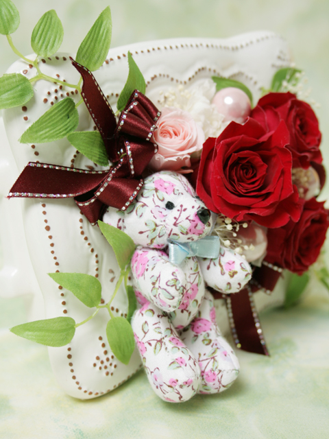 ［イタリアンデザイン］ドットフレーム・ベア